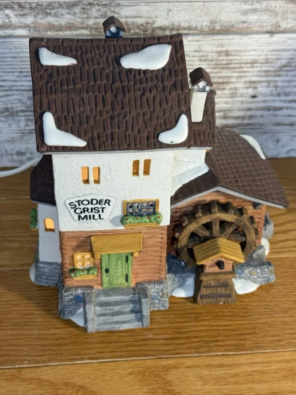 Dept 56 - Alpine Village - 'Stoder Grist Mill #59536 Very Good Condition